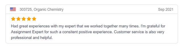 There are many positive Assignmentexpert reviews.