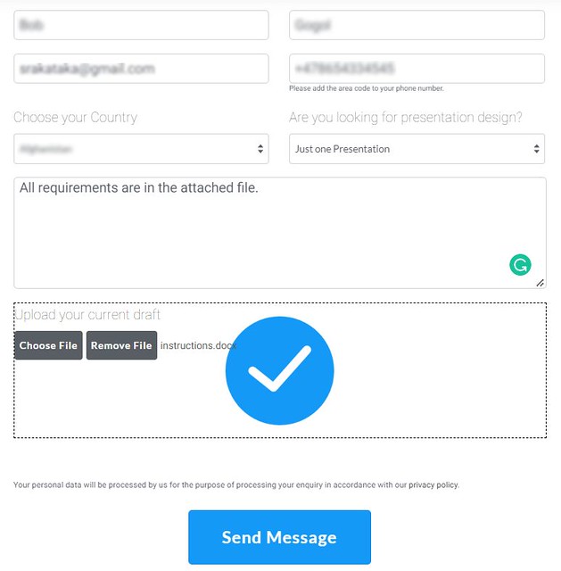 On Slidepress.com, you need to fill out the contact form to make an order then support agents will contact you.